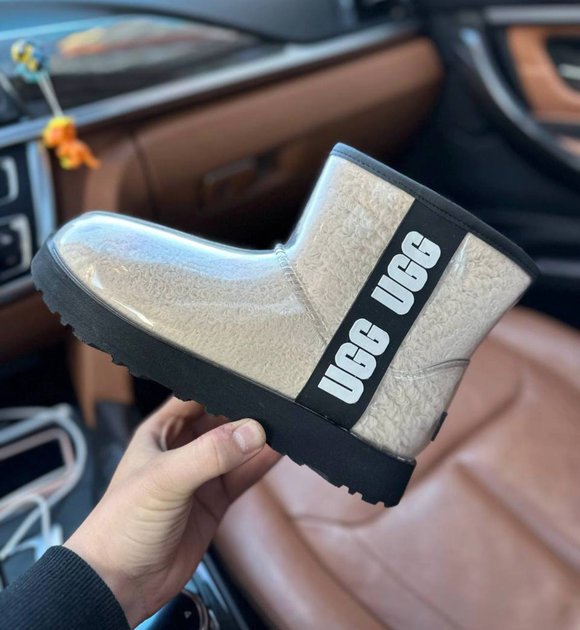 Женские угги Ugg classic clear mini высокие молочные зимнее 38 - Фото 6 Женские угги Ugg classic clear mini высокие молочные зимнее 38 - изображение 6