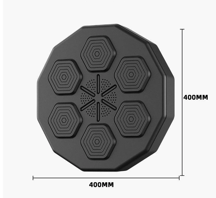 Інтерактивна настінна мішень для боксу 40×40×7,5 см з Bluetooth і підсвіткою ударних зон - зображення 9