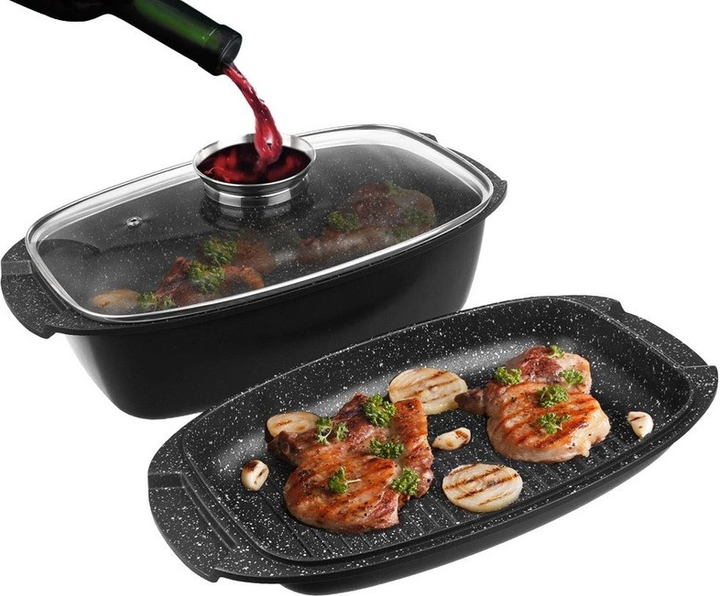 Форма для запікання Orion Grande 3 в 1 з кришкою 39 x 22 x 15 см (8592381175825) - зображення 2