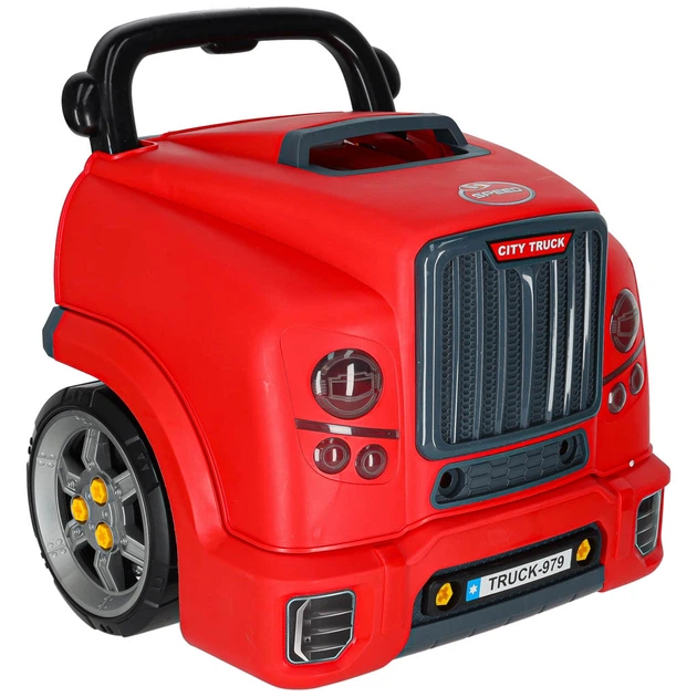 Zestaw zabawek KIK Ciężarówka, silnik do rozkręcania, zestaw mechanika z ruchomymi elementami (5903039769236) - obraz 2