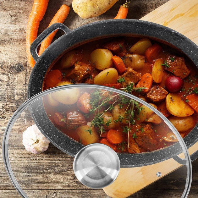 Форма для запікання Orion Grande з кришкою овальна гусятниця 43.5 x 33.5 x 20 cm (8592381213183) - зображення 4