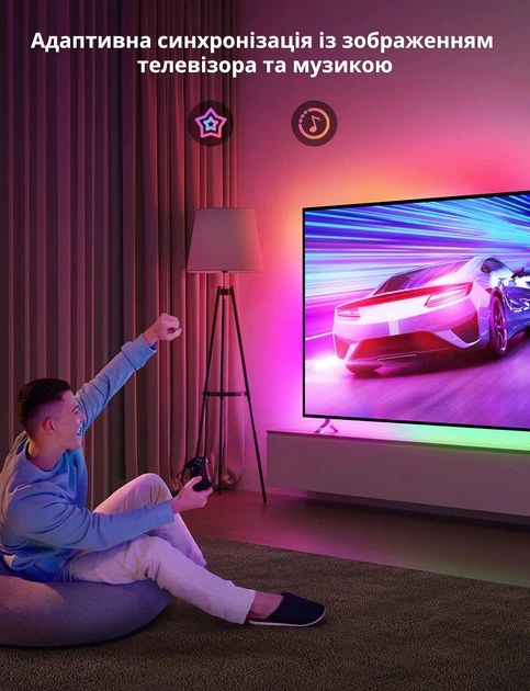 Блок синхронізації освітлення з телевізором Philips Hue Play HDMI