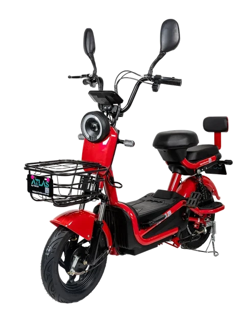 Електроскутер ATLAS Elegant 48V20Ah Red - Фото 1 Електроскутер ATLAS Elegant 48V20Ah Red - изображение 1