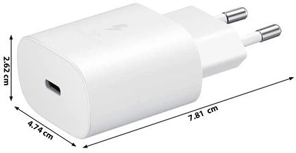 Ładowarka sieciowa Samsung EP-TA800NWEGEU 25W USB-C Biała (5907518378896) - obraz 4