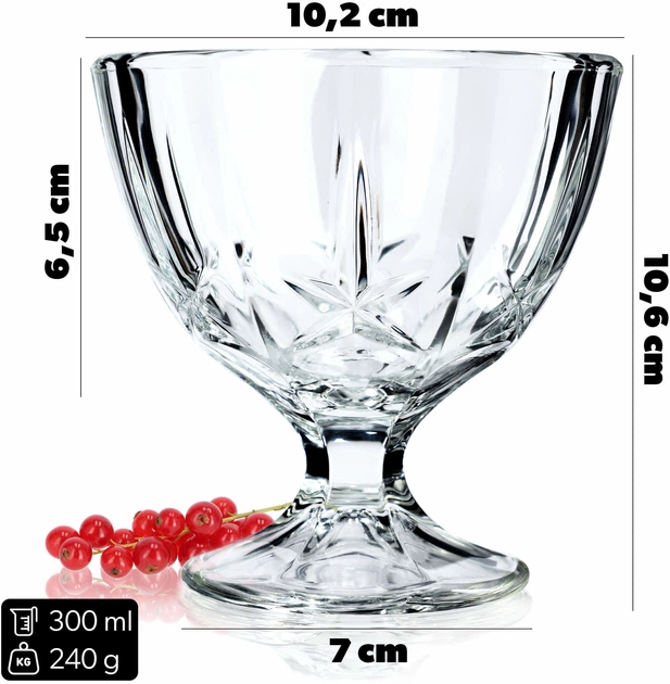 Набір стаканчиків для морозива Kadax Snag 6x300 мл (5903699432037) - зображення 2