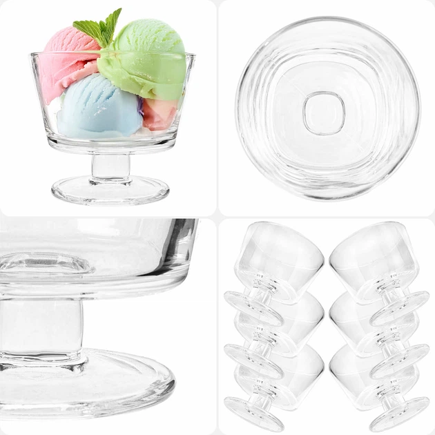 Набір стаканчиків для морозива Kadax Pisa 6x290 мл (5903699472637) - зображення 4