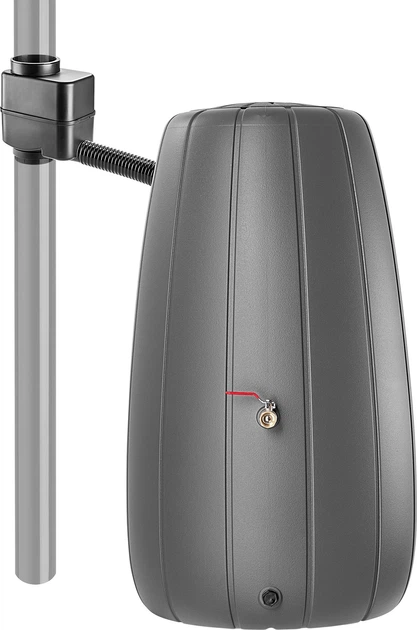 Zbiornik na deszczówkę z łapaczem Kadax Roddi 200L Antracytowy - obraz 6