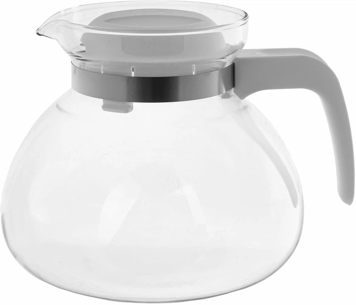 Заварювальний чайник Kadax Flond жаростійкий білий 1.7 л (5906638308127) - зображення 1