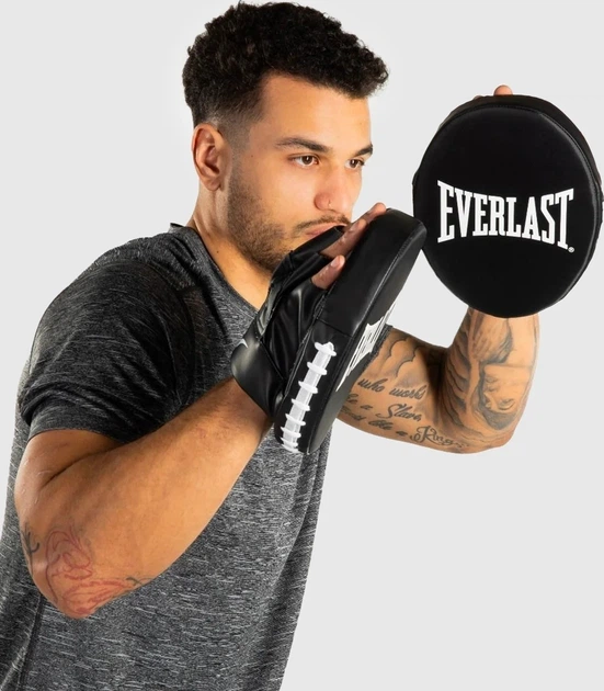 Лапы боксерские Everlast CORE PUNCH MITTS черные P00002673 - Фото 3 Лапы боксерские Everlast CORE PUNCH MITTS черные P00002673 - изображение 3