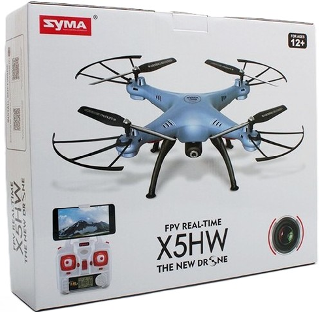 Dron Syma X5HW Niebieski (5903039740488) - obraz 5