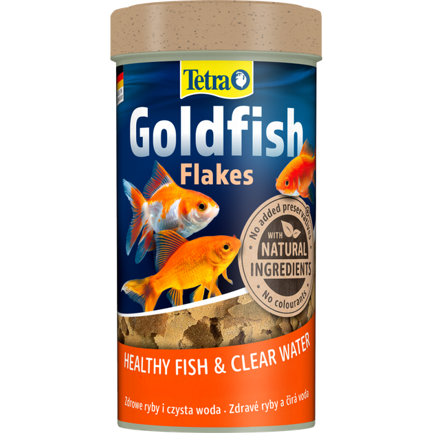 Корм Tetra Goldfish Flakes для золотих рибок пластівці 250 мл(SU_40917BE11814) - Фото 1 Корм Tetra Goldfish Flakes для золотих рибок пластівці 250 мл(SU_40917BE11814) - зображення 1