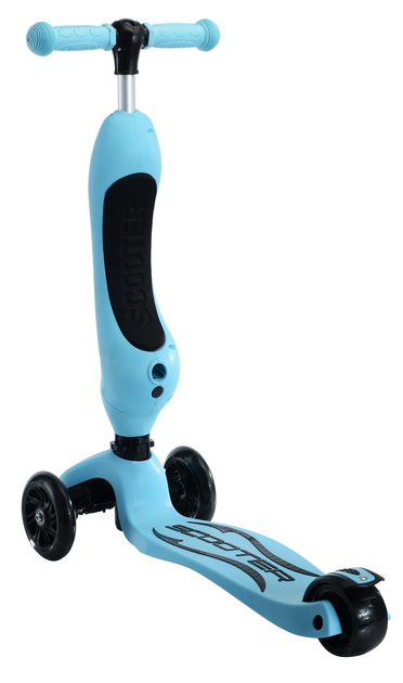 Hulajnoga dla dzieci Bottari Indiana D3, 2 w 1 hulajnoga i jezdzik, niebieska (5902802421180) - obraz 7