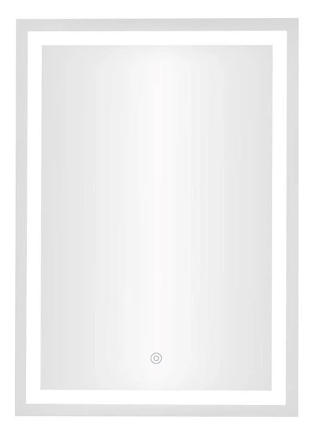 Настінне дзеркало ModernHome від Multistore для ванної кімнати LED 50 x 70 см із сенсорним вимикачем 3 кольори (VKM-ECO-4) - зображення 2
