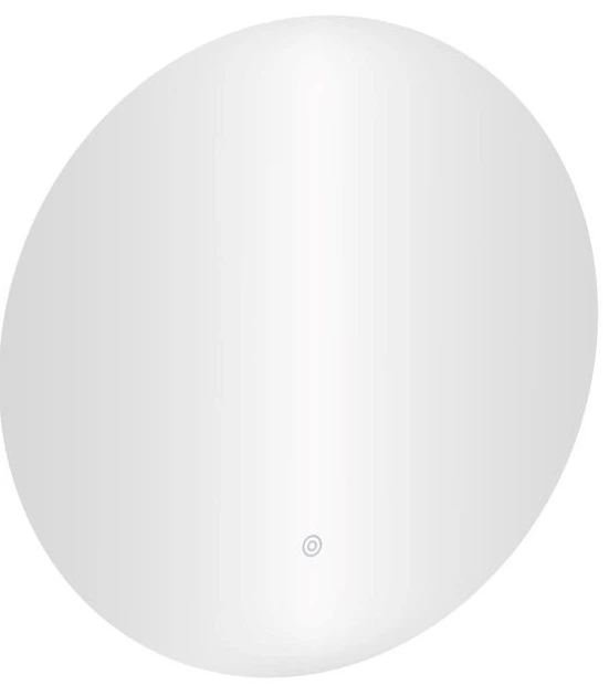 Настінне дзеркало ModernHome від Multistore кругле для ванної кімнати LED 60 см із сенсорним вимикачем 3 кольори (VKM-ECO-3-60) - зображення 2