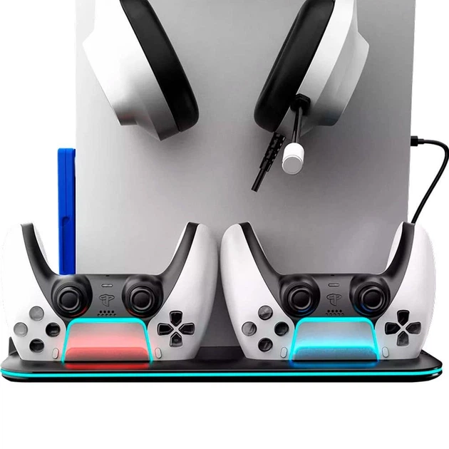 Подставка CANYON cooling stand CS-51 RGB для PS5 Slim/DE Charge Black - изображение 3