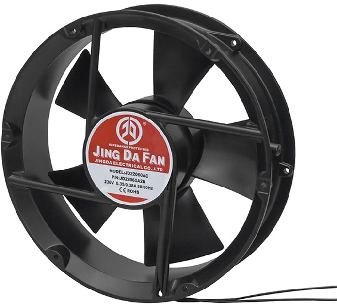 Вентилятор Blow 220 x 60 мм 230 В кульковий (5900804079132) - зображення 1