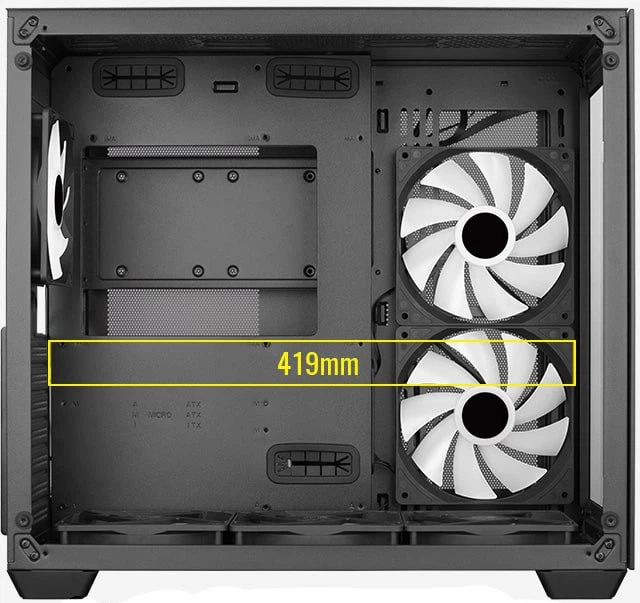 Корпус AeroCool Dryft-G-BK-v2 (ACCM-ES01163.11) - Фото 7 Корпус AeroCool Dryft-G-BK-v2 (ACCM-ES01163.11) - изображение 7