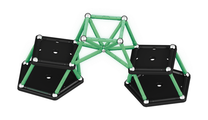 Конструктор детский магнитный Geomag 60 деталей - Фото 3 Конструктор детский магнитный Geomag 60 деталей - изображение 3