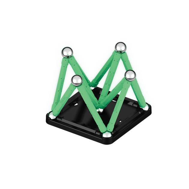 Магнитный конструктор Geomag Glow 25 деталей - Фото 4 Магнитный конструктор Geomag Glow 25 деталей - изображение 4