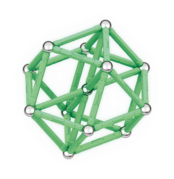 Детский магнитный конструктор Geomag Glow 93 детали - изображение 5