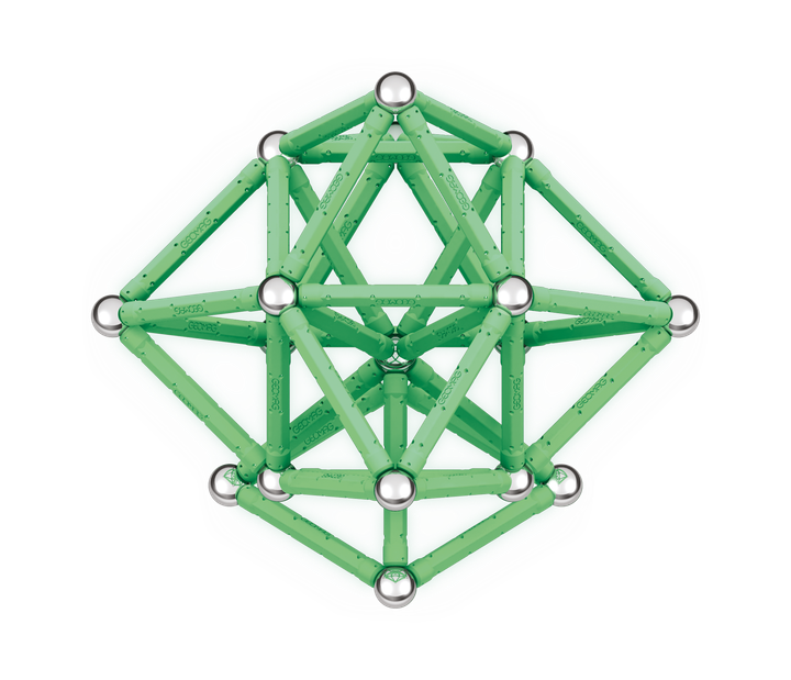 Детский магнитный конструктор Geomag Glow 93 детали - изображение 7