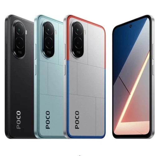 POCO M7 6GB RAM 128GB ROM 3台 Смартфон Poco M7 6/128Gb Blue (with adapter 33W, 7000mAh battery