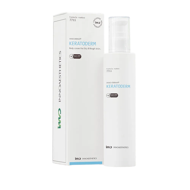 Innoaesthetics Keratoderm - увлажняющий крем для тела с мочевиной, от шелушения и кератоза, 200 мл - Фото 1 Innoaesthetics Keratoderm - увлажняющий крем для тела с мочевиной, от шелушения и кератоза, 200 мл - изображение 1