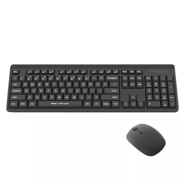 Комплект бездротові клавіатура+миша MIIIW POP B1040 MW23PB01 Black - Фото 1 Комплект бездротові клавіатура+миша MIIIW POP B1040 MW23PB01 Black - зображення 1