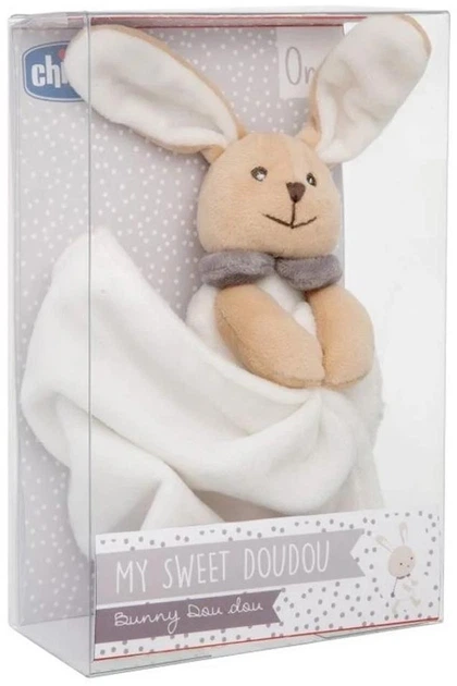 Pluszowa przytulanka do snu Chicco Króliczek Doudou (09609.00) - obraz 3