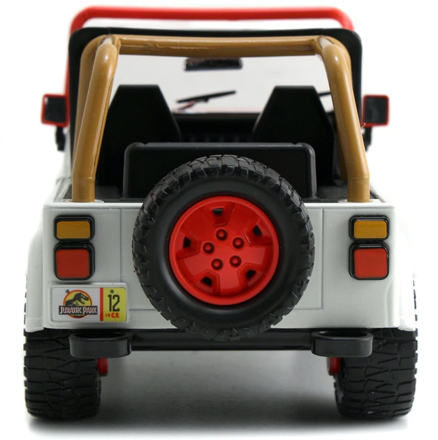 Metalowy samochód Jada Park Jurajski Jeep Wrangler 1992 1:24 (253253005) (4006333080463) - obraz 6
