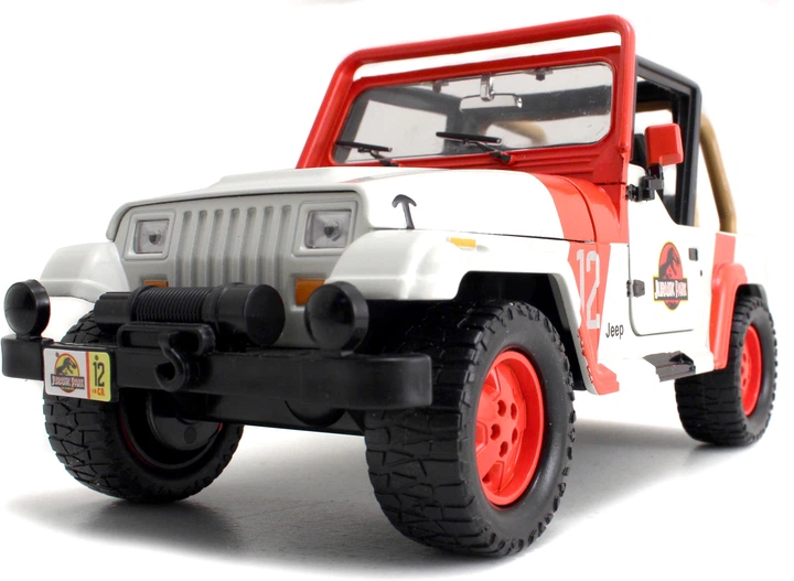 Metalowy samochód Jada Park Jurajski Jeep Wrangler 1992 1:24 (253253005) (4006333080463) - obraz 11