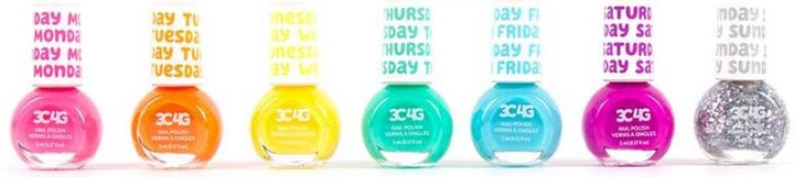 Набір лаків для нігтів Make It Real Кольоровий тиждень 7 шт (MR10007) - зображення 3