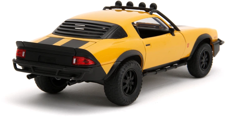 Metalowy samochód Jada Transformers Bumblebee Chevrolet Camaro (1977) z figurką logo 1:24 (4006333084430) - obraz 5