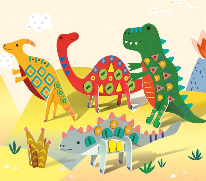 Zestaw kreatywny Avenir Pudełko prezentowe Dinozaur 13 elementów (CH221773) - obraz 15