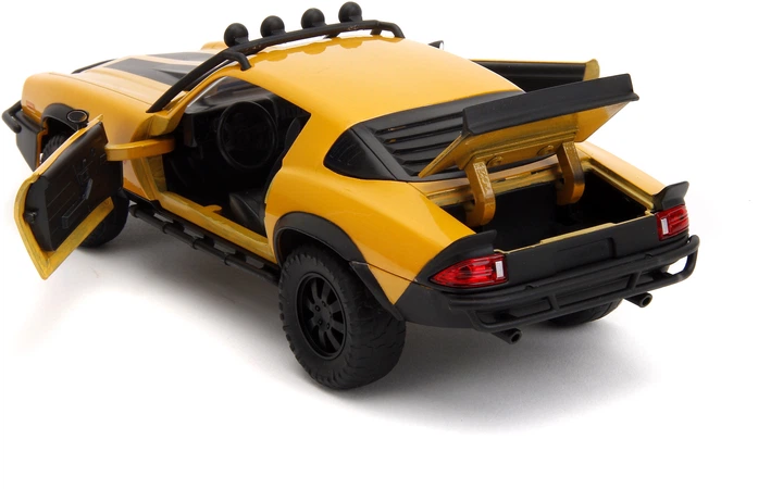 Metalowy samochód Jada Transformers Bumblebee Chevrolet Camaro (1977) z figurką logo 1:24 (4006333084430) - obraz 9