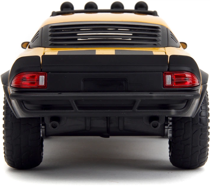 Metalowy samochód Jada Transformers Bumblebee Chevrolet Camaro (1977) z figurką logo 1:24 (4006333084430) - obraz 11