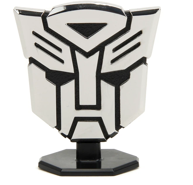 Metalowy samochód Jada Transformers Bumblebee Chevrolet Camaro (1977) z figurką logo 1:24 (4006333084430) - obraz 14