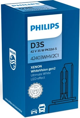 Żarówka samochodowa Philips WhiteVision D3S gen2 (PS 42403 WHV2 C1) (42403WHV2C1) - obraz 2
