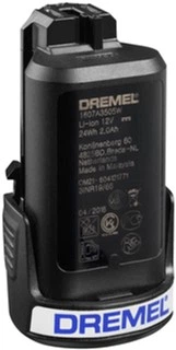 Akumulator litowo-jonowy do narzędzi Dremel 2 Ah 12 V (26150880JA) - obraz 1