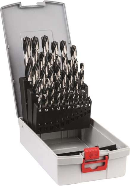 Zestaw wierteł do metalu Bosch HSS PointTeQ 25 sztuk (2608577352) - obraz 1