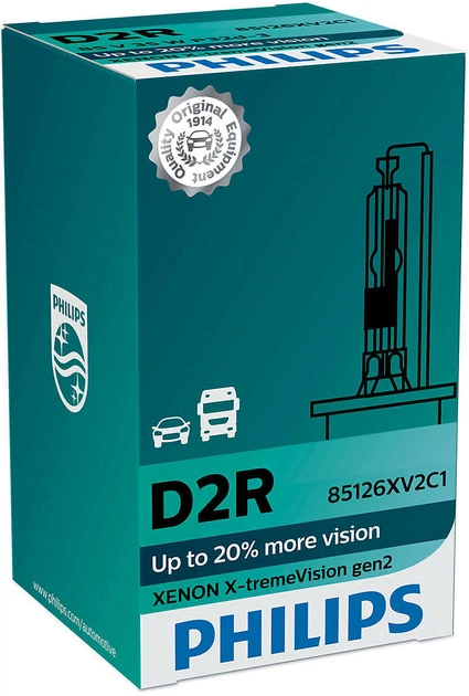 Żarówka samochodowa Philips X-tremeVision gen 2 D2R (85126XV2C1) - obraz 3