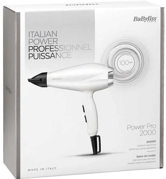 Фен BaByliss 6704WE (3030050154832) (955555912562509) - Уцінка - зображення 3