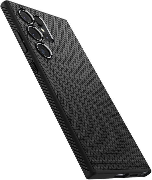 Etui Spigen Liquid Air na Samsung Galaxy S24 Ultra Black (8809971221726) (955555910630324) - Outlet - obraz 6