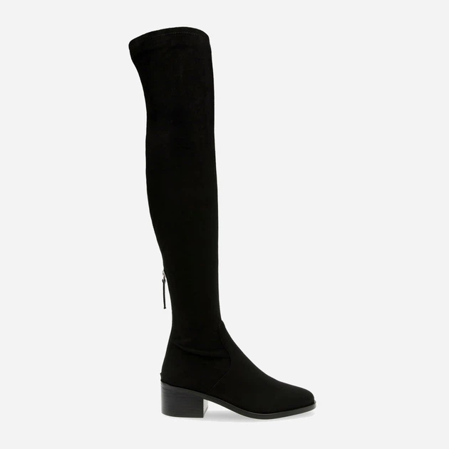 Muszkieterki damskie zamszowe Steve Madden Salvador Boot SM11002711-001 38 23.8 cm Czarne (8720857168822) (955555901867133) - Outlet - obraz 1