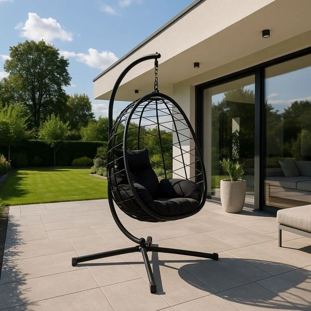 Huśtawka Cocoon ModernHome firmy Multistore XD0337-BC (955555912595301) - Outlet - obraz 7