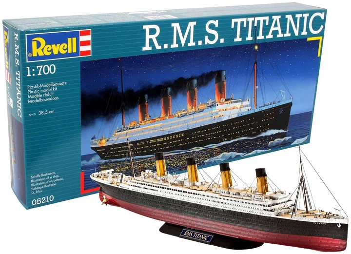 Luksusowy parowiec 1:700 Revell RMS Titanic (MR-5210) (955555907597114) - Outlet - obraz 2