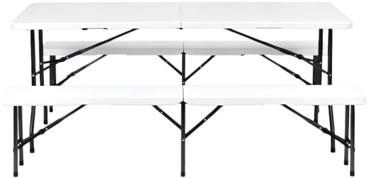 Набір садових меблів ModernHome by Multistore NZK-180S+2PCS BK-180 (955555912033873) - Уцінка - зображення 1