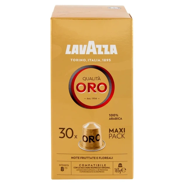 Кофе в капсулах Nespresso Lavazza Qualita ORO 30 шт Неспрессо Лавацца 100% Арабика - Фото 1 Кофе в капсулах Nespresso Lavazza Qualita ORO 30 шт Неспрессо Лавацца 100% Арабика - изображение 1