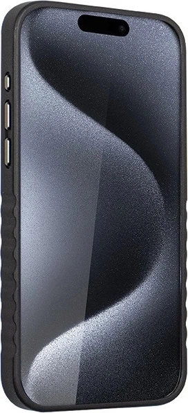 Etui Audi Genuine Leather MagSafe do Apple iPhone 15 Pro Black-Red (AU-TPUPCMIP15P-R8/D3-RD) - obraz 5