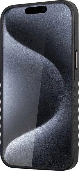 Панель Audi Genuine Leather MagSafe для Apple iPhone 15 Pro Max Black-Red (AU-TPUPCMIP15PM-R8/D3-RD) - зображення 6